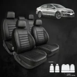 Funda Bastonne Material Cuero Automotor Nro1 Con Molde Real Para 2 but adel.+ atras asiento entero/respaldo Partido Cod. PU-09-1-3-1-3 - Imagen 2