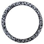 Cubre Volante Acolchonado 38" Cm Animal Print Blanco Cod. CV3071-BN
