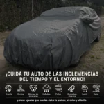 Cubre Auto Premium Tricapa Pvc-Felpa-Imp. Ideal Todo Tipo de Proteccion Frio-Heladas Altas Temperaturas Mascotas Y Todo tipo de imprevisto Larga Durabilidad  Cod. C700-XXL 5.25 Mts. - Imagen 8