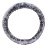 Cubre Volante Femenino Peluche Gris 38" Cm Cod. Cv3053-NG