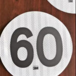 3M Circulo Reflectivo Grado "Diamante" Vel.(60) Cod. 3M-Vel-60