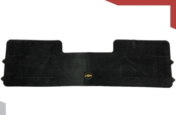 Cubre Alfombra Gruesa Goma Premium Flexible Con agarres/Abrojo al piso 3 Piezas Univ. Con Logo Chevrolet Cod. 3044-CH - Imagen 5