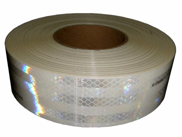3M Cinta Reflectiva Blanca Grado "Diamante" Rollo Completo 45.7 Metros Cod. 3M-BLANCA - Imagen 3