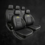Funda Bastonne Material Cuero Pu Automotor Premium Nro1 Con Molde Real Para Butacas Completa Univ. 2but Del+asiento/respaldo entero Chevrolet Cod. PU-01-N-CHEV
