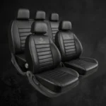 Funda Bastonne Material Cuero Pu Automotor Premium Nro1 Con Molde Real Para Butacas Completa Univ. 2but Del+asiento/respaldo entero Logo Vw Cod. PU-01-N-VW