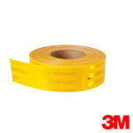 3M Cinta Reflectiva Amarilla Grado Diamante Rollo Completo 45.7 Metros Cod. 3M-AMARILLA