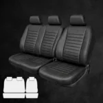 Funda Bastonne Material Cuero Automotor Nro1 Con Molde Real Para Vehiculos Butaca Butacon Cabina Simple Cod. PU-11-N