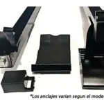 PORTAEQUIPAJE COMPLETO CHEV. CORSA CLASSIC 4/5 PUERTAS BARRAS REF. CON GOMA ESPUMA ANTI IMPACTO AL TECHO +ANCLAJE COD. 103-