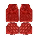 Cubre Alfombra Metalizadas Univ. 4 Piezas Importado Cod. 3046- Variedad en Color Metalizados Azul/Rojo/Negro/Cromado/Carbono/Lila/Rosa - Imagen 4